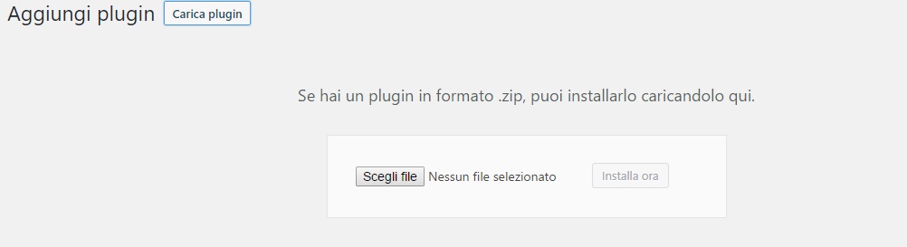 carica plugin