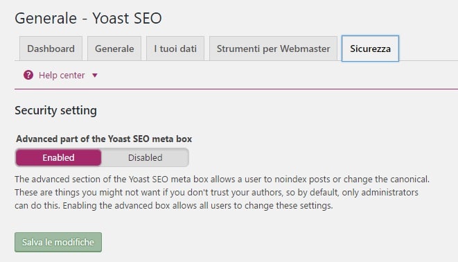 Sicurezza yoast seo plugin 3.4.2