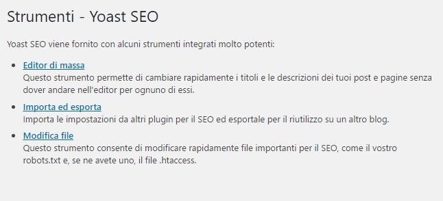 strumenti yoast seo