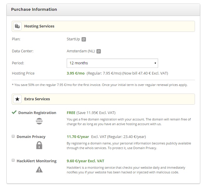 siteground purchase info